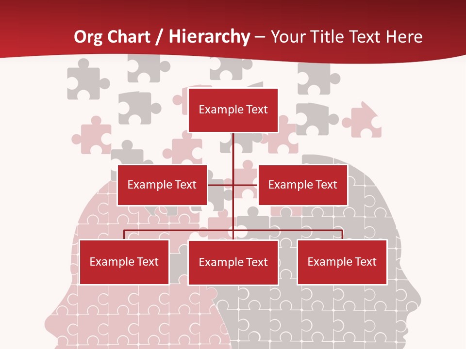 A Person With Puzzle Pieces In Their Head PowerPoint Template