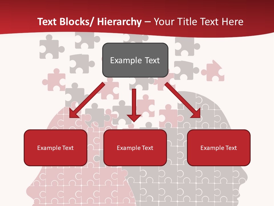 A Person With Puzzle Pieces In Their Head PowerPoint Template