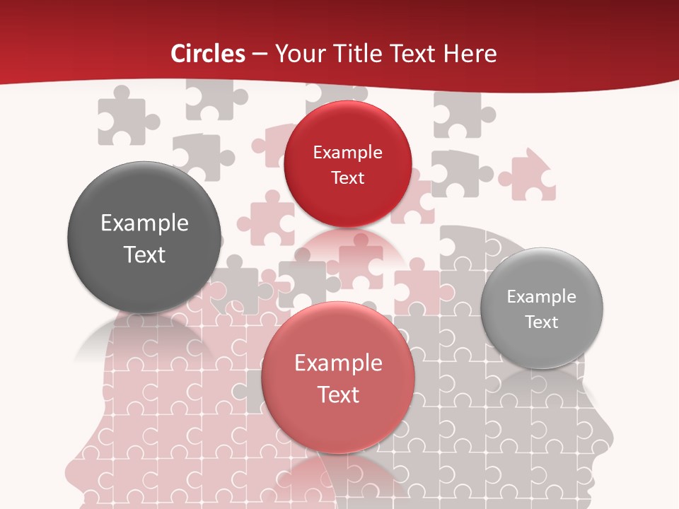 A Person With Puzzle Pieces In Their Head PowerPoint Template