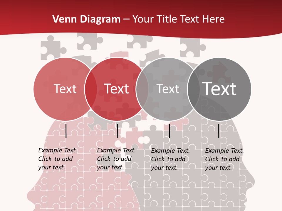 A Person With Puzzle Pieces In Their Head PowerPoint Template