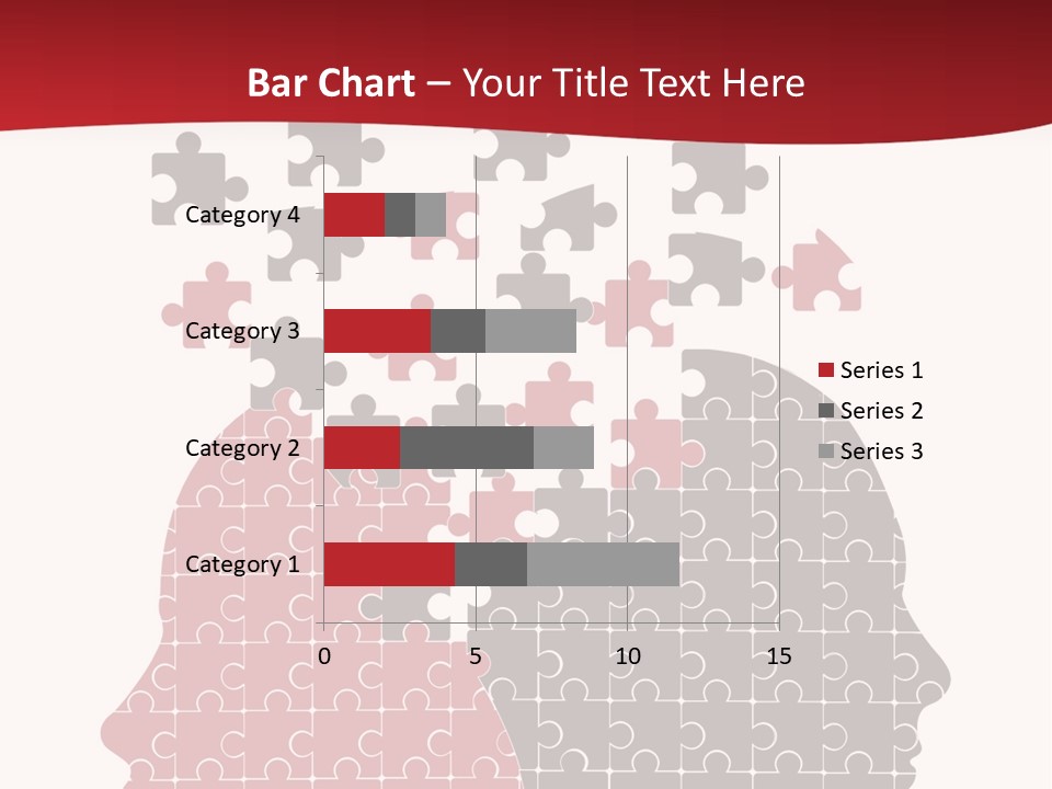 A Person With Puzzle Pieces In Their Head PowerPoint Template