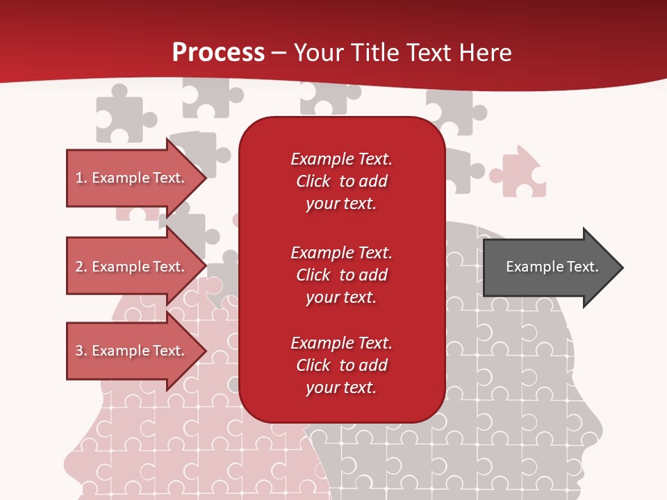 A Person With Puzzle Pieces In Their Head PowerPoint Template