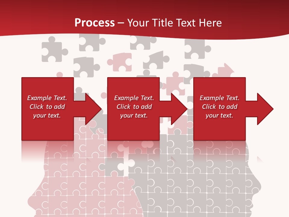 A Person With Puzzle Pieces In Their Head PowerPoint Template