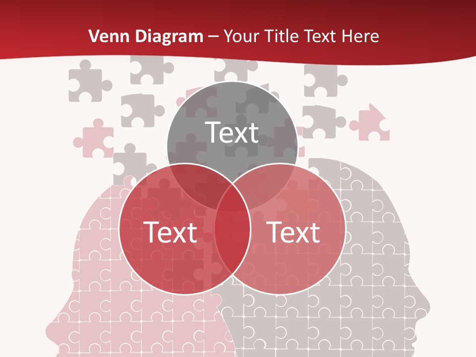 A Person With Puzzle Pieces In Their Head PowerPoint Template