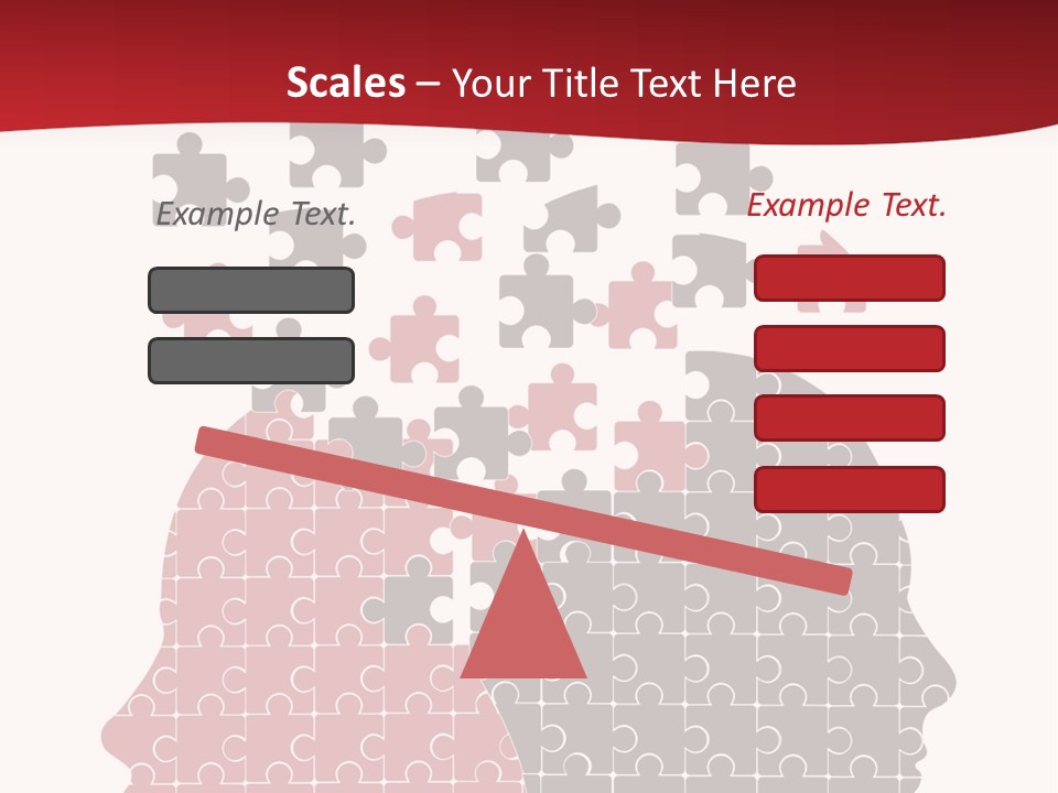A Person With Puzzle Pieces In Their Head PowerPoint Template