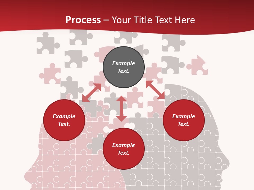 A Person With Puzzle Pieces In Their Head PowerPoint Template