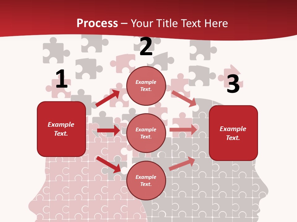 A Person With Puzzle Pieces In Their Head PowerPoint Template