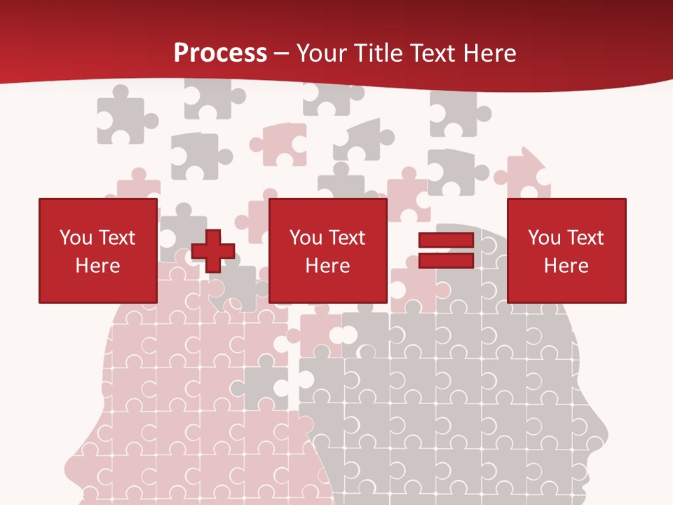 A Person With Puzzle Pieces In Their Head PowerPoint Template