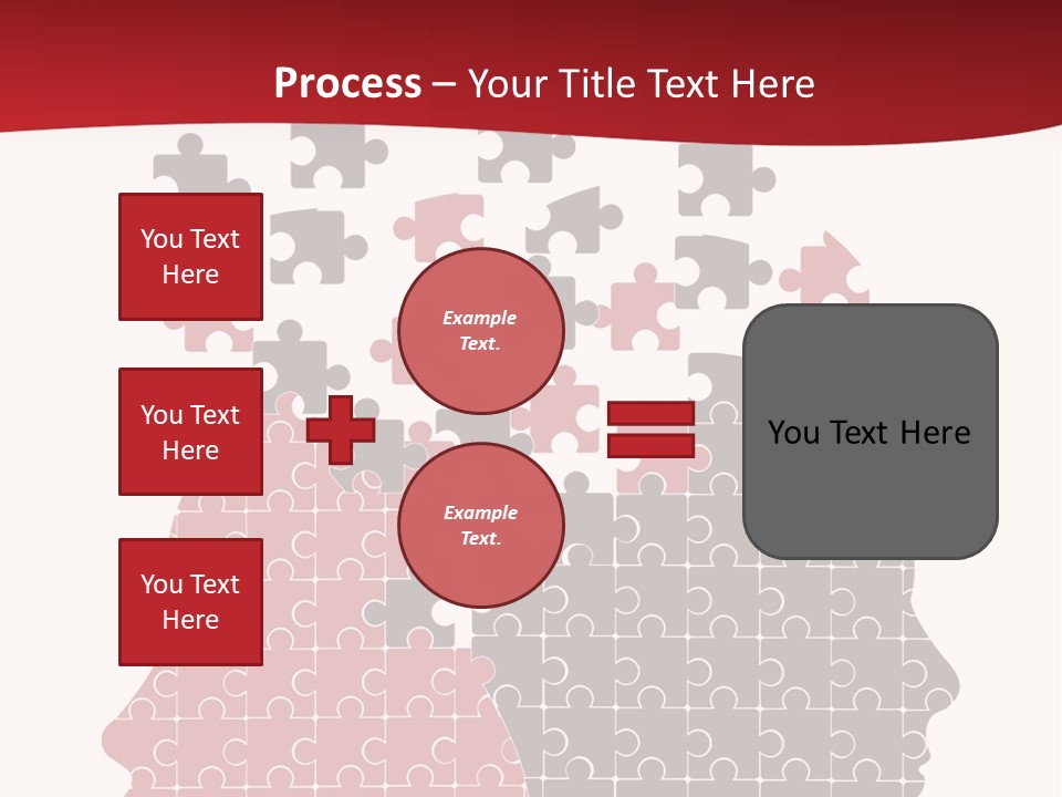 A Person With Puzzle Pieces In Their Head PowerPoint Template