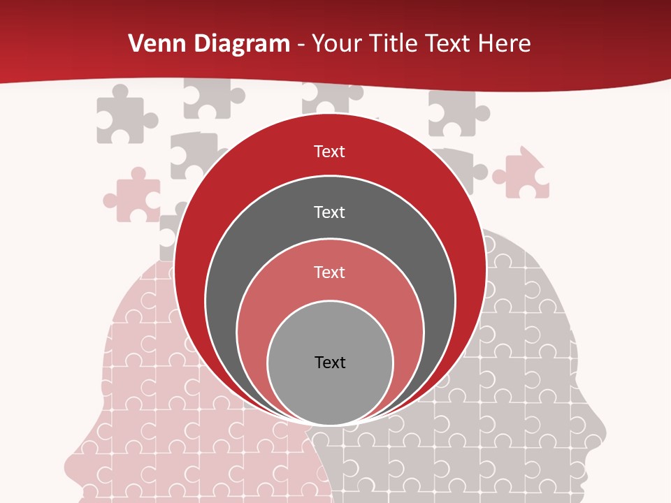 A Person With Puzzle Pieces In Their Head PowerPoint Template