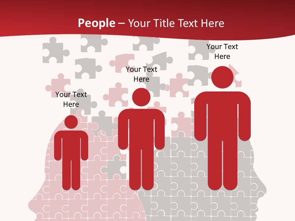 A Person With Puzzle Pieces In Their Head PowerPoint Template