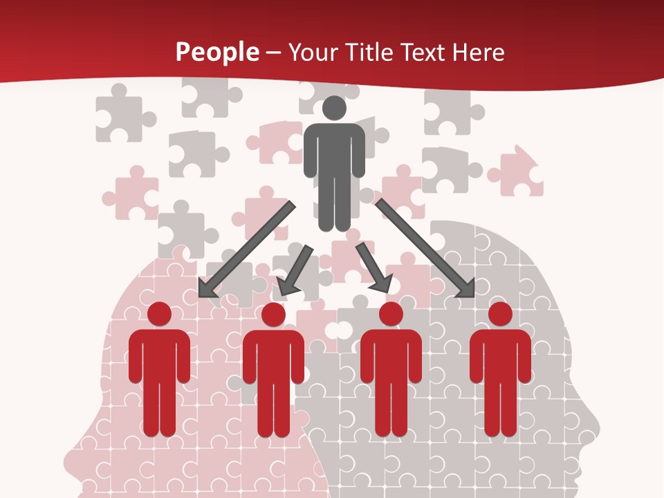A Person With Puzzle Pieces In Their Head PowerPoint Template