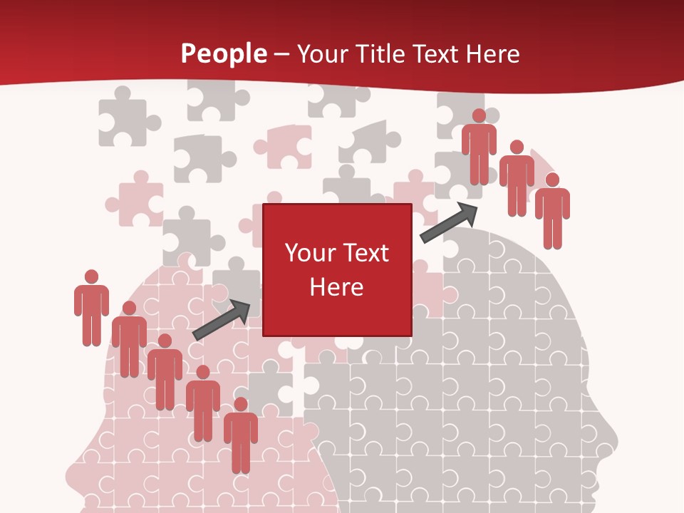A Person With Puzzle Pieces In Their Head PowerPoint Template