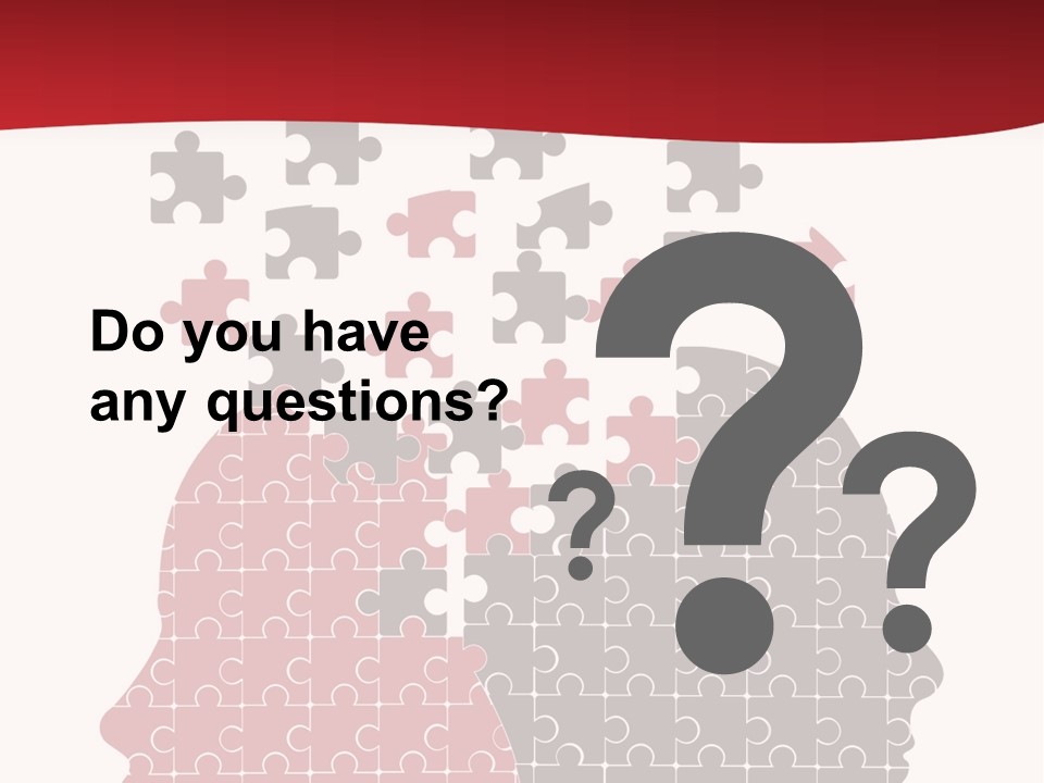 A Person With Puzzle Pieces In Their Head PowerPoint Template