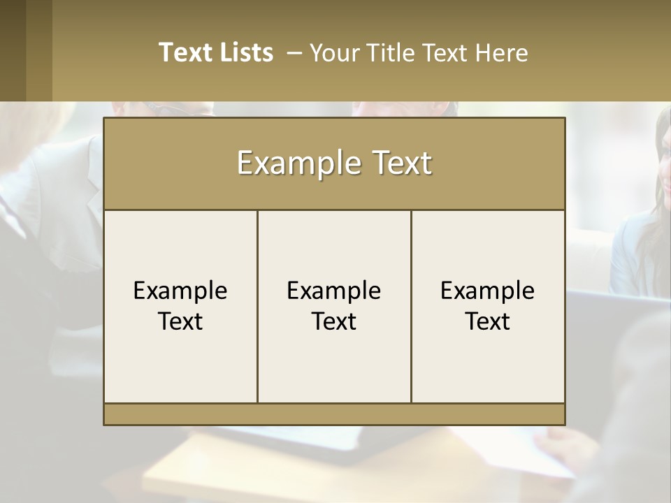A Group Of People Sitting Around A Table Shaking Hands PowerPoint Template