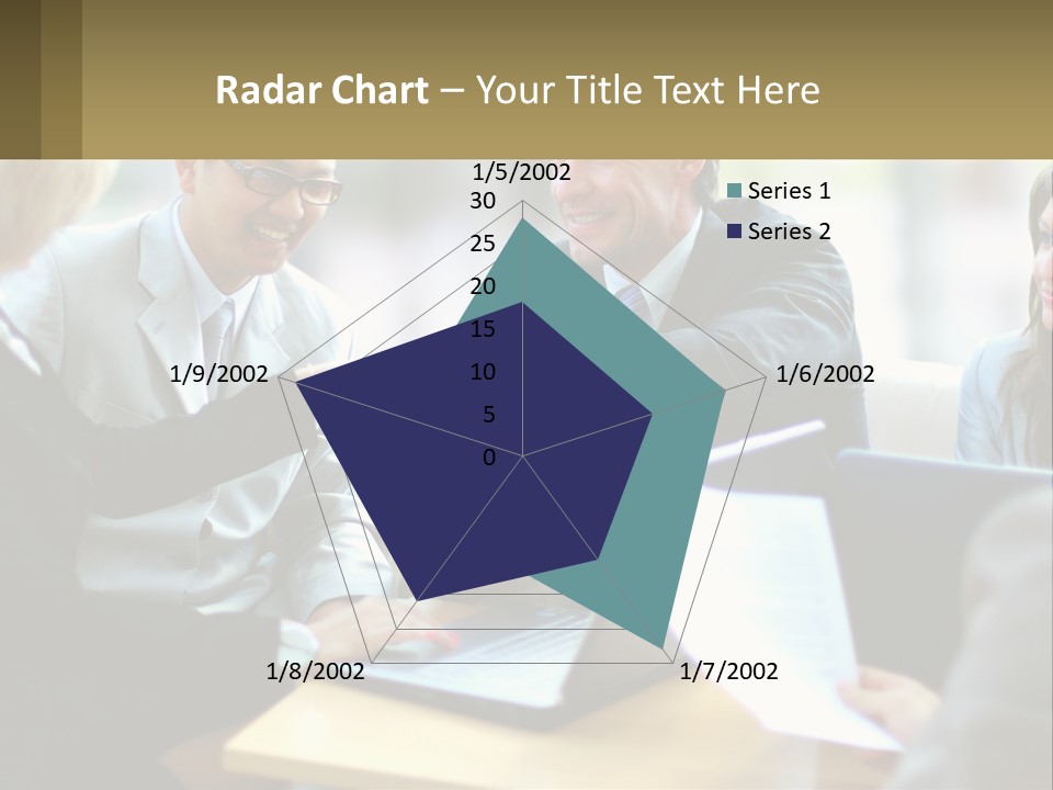 A Group Of People Sitting Around A Table Shaking Hands PowerPoint Template