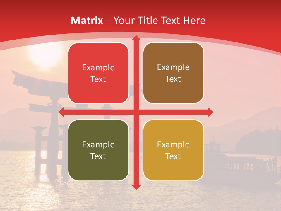 A Boat Floating On Top Of A Body Of Water PowerPoint Template