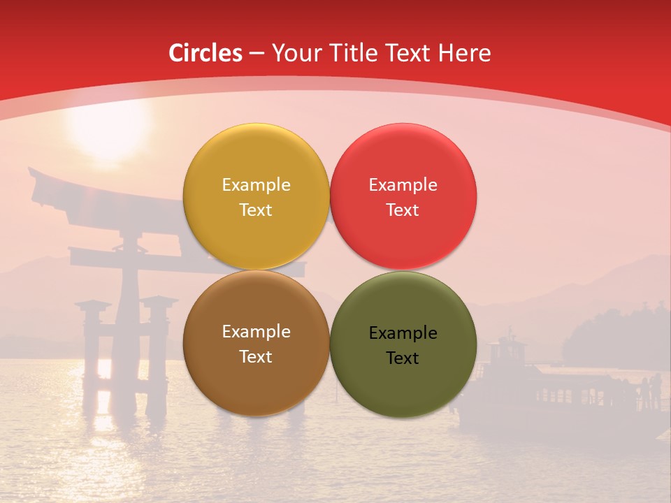 A Boat Floating On Top Of A Body Of Water PowerPoint Template