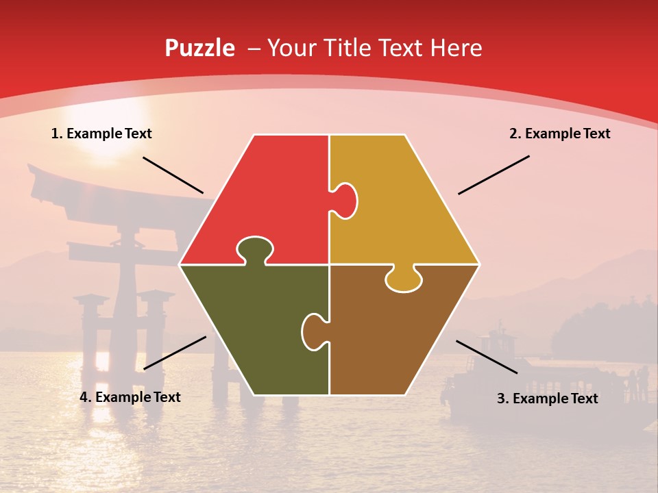 A Boat Floating On Top Of A Body Of Water PowerPoint Template