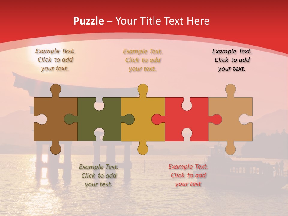 A Boat Floating On Top Of A Body Of Water PowerPoint Template