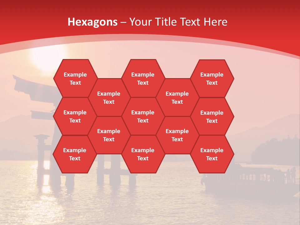 A Boat Floating On Top Of A Body Of Water PowerPoint Template