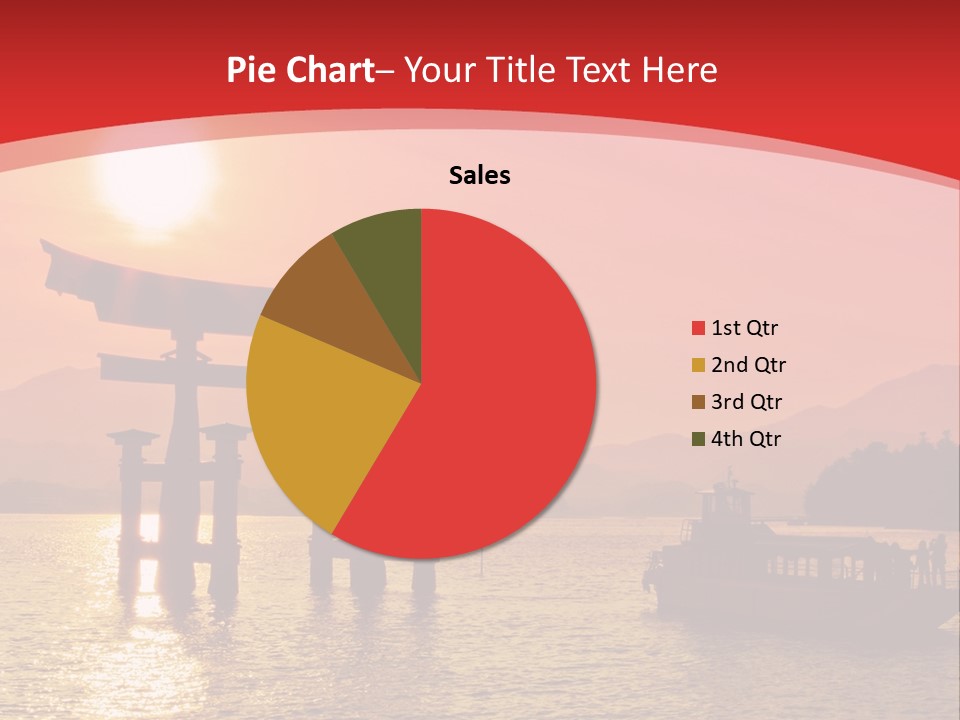 A Boat Floating On Top Of A Body Of Water PowerPoint Template