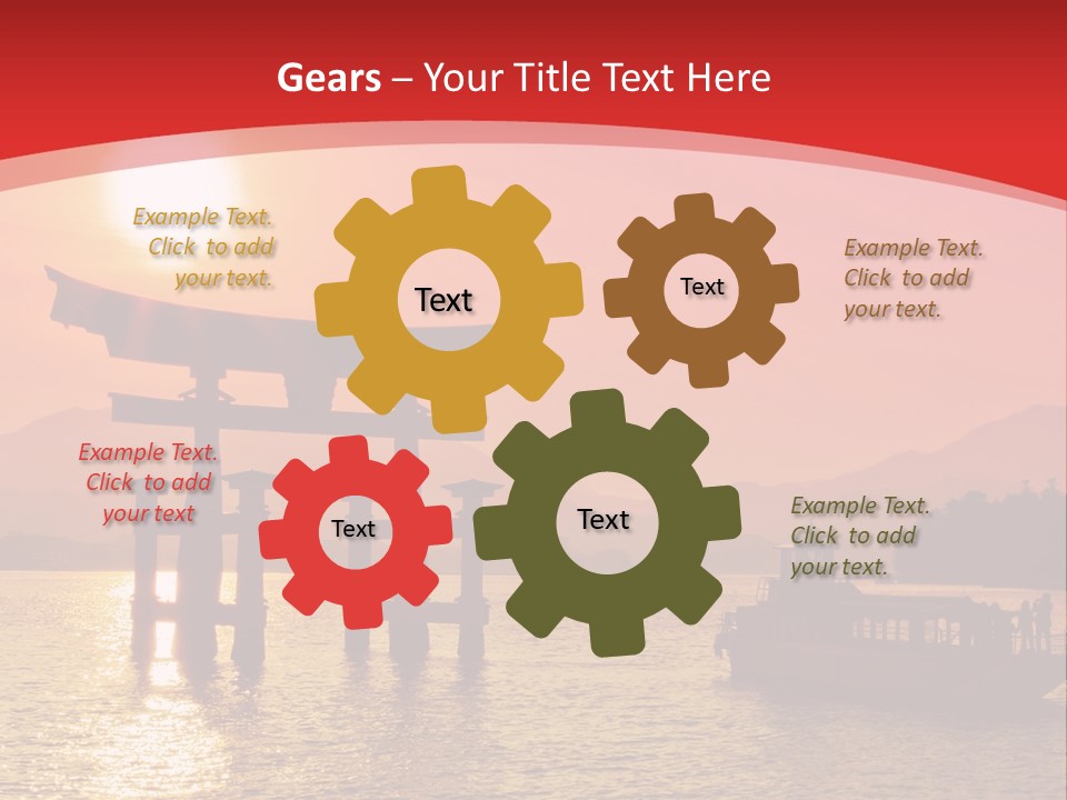 A Boat Floating On Top Of A Body Of Water PowerPoint Template