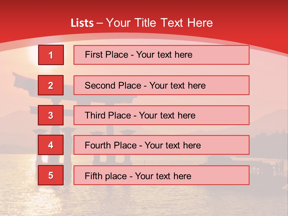 A Boat Floating On Top Of A Body Of Water PowerPoint Template