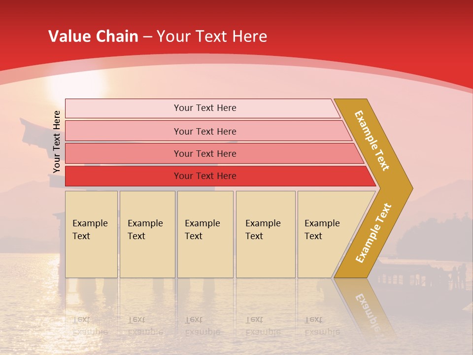 A Boat Floating On Top Of A Body Of Water PowerPoint Template