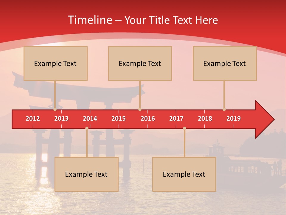 A Boat Floating On Top Of A Body Of Water PowerPoint Template