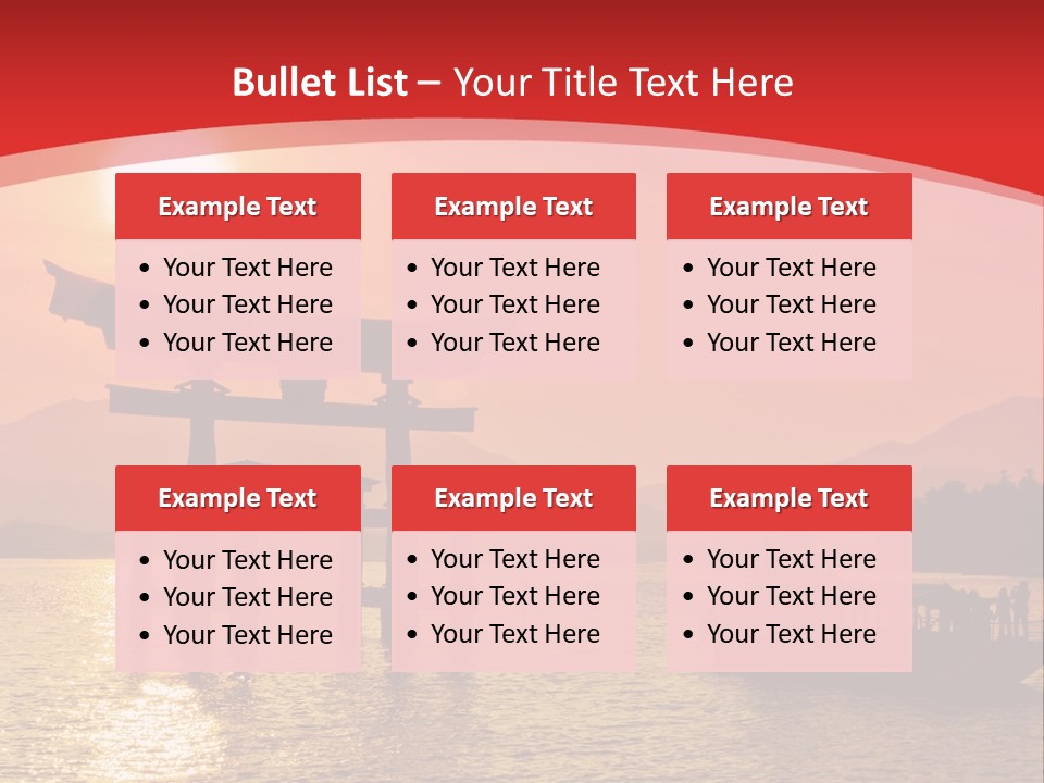 A Boat Floating On Top Of A Body Of Water PowerPoint Template