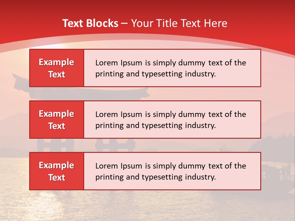 A Boat Floating On Top Of A Body Of Water PowerPoint Template