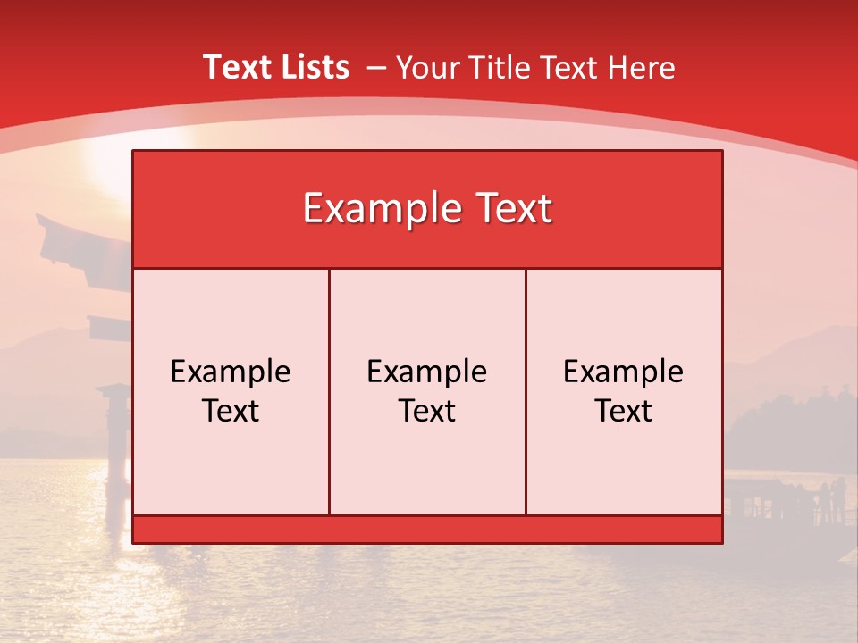 A Boat Floating On Top Of A Body Of Water PowerPoint Template