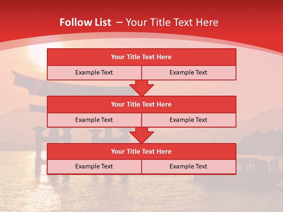 A Boat Floating On Top Of A Body Of Water PowerPoint Template