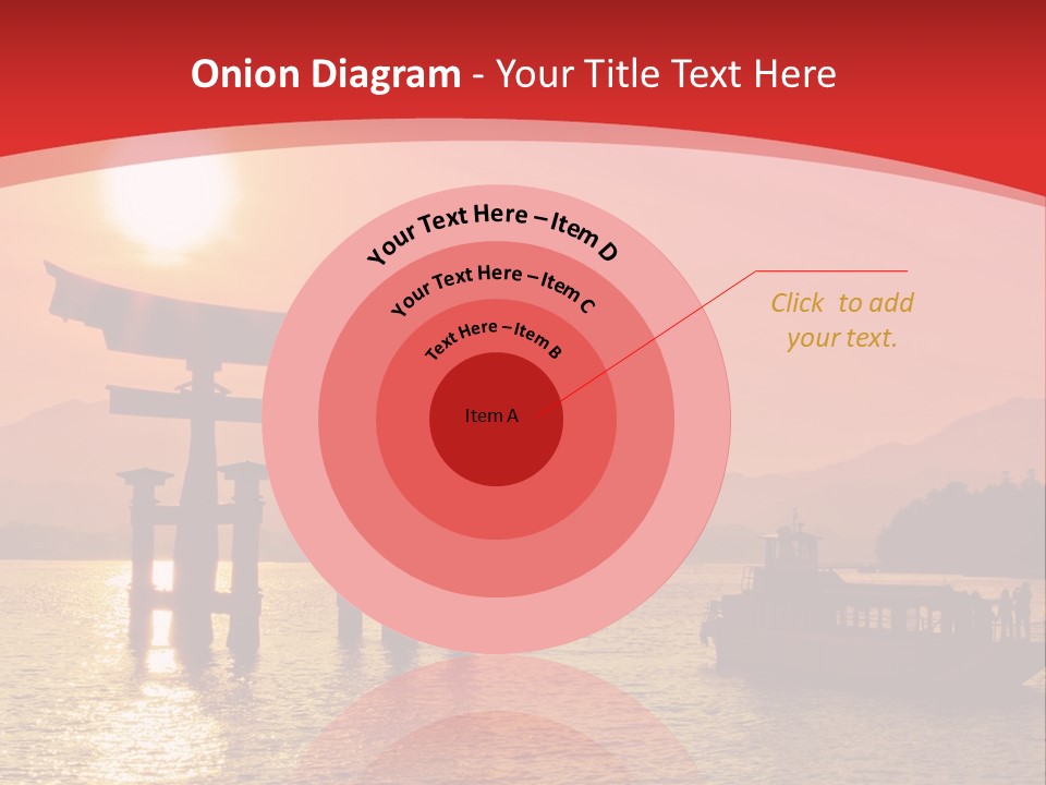 A Boat Floating On Top Of A Body Of Water PowerPoint Template