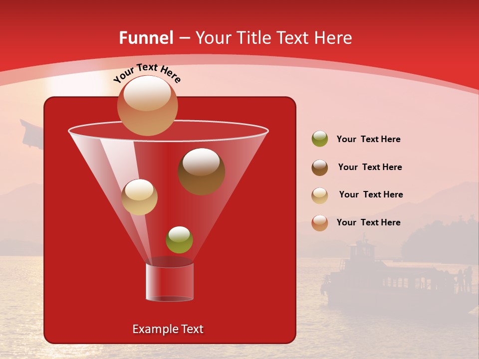 A Boat Floating On Top Of A Body Of Water PowerPoint Template