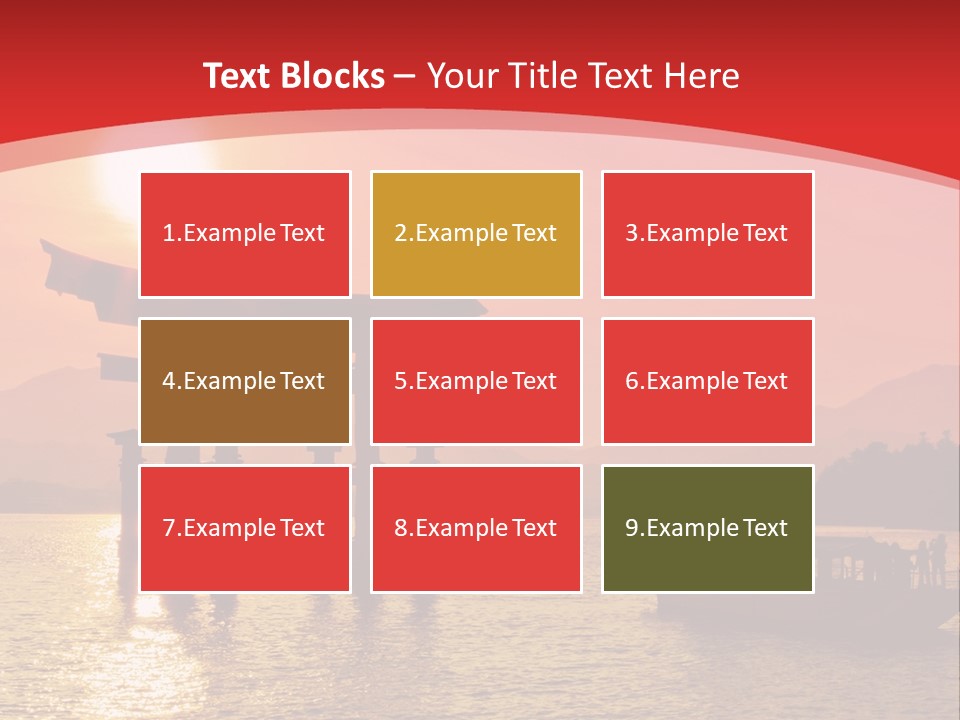 A Boat Floating On Top Of A Body Of Water PowerPoint Template