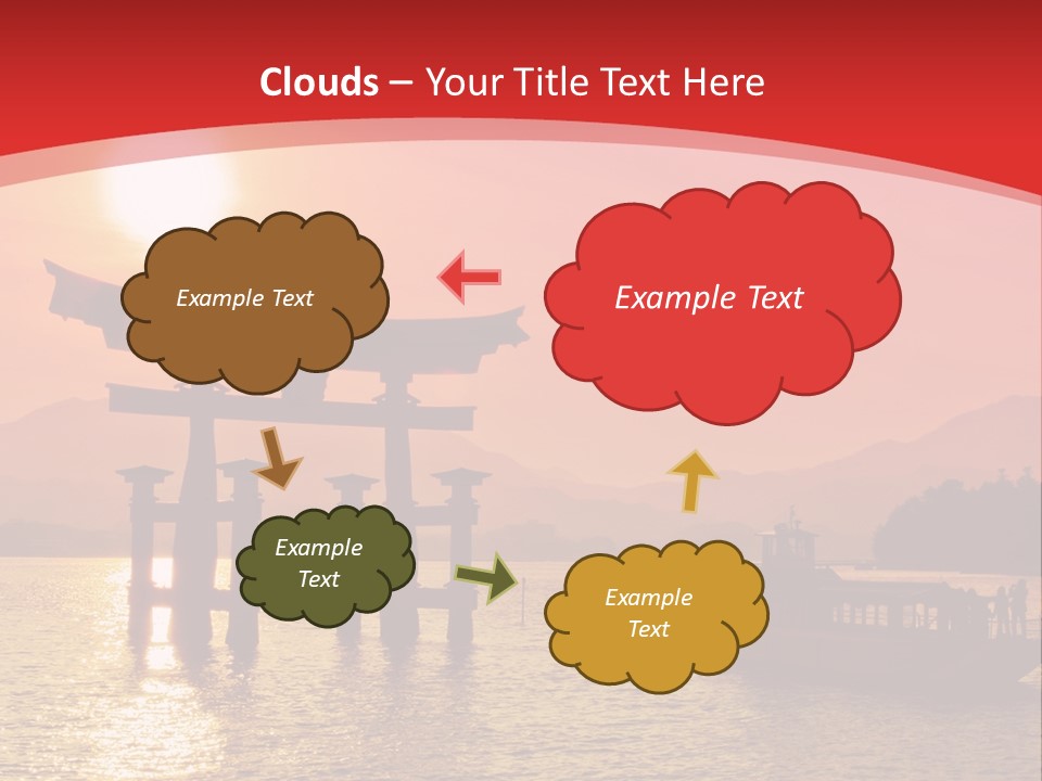 A Boat Floating On Top Of A Body Of Water PowerPoint Template