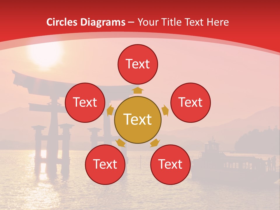 A Boat Floating On Top Of A Body Of Water PowerPoint Template