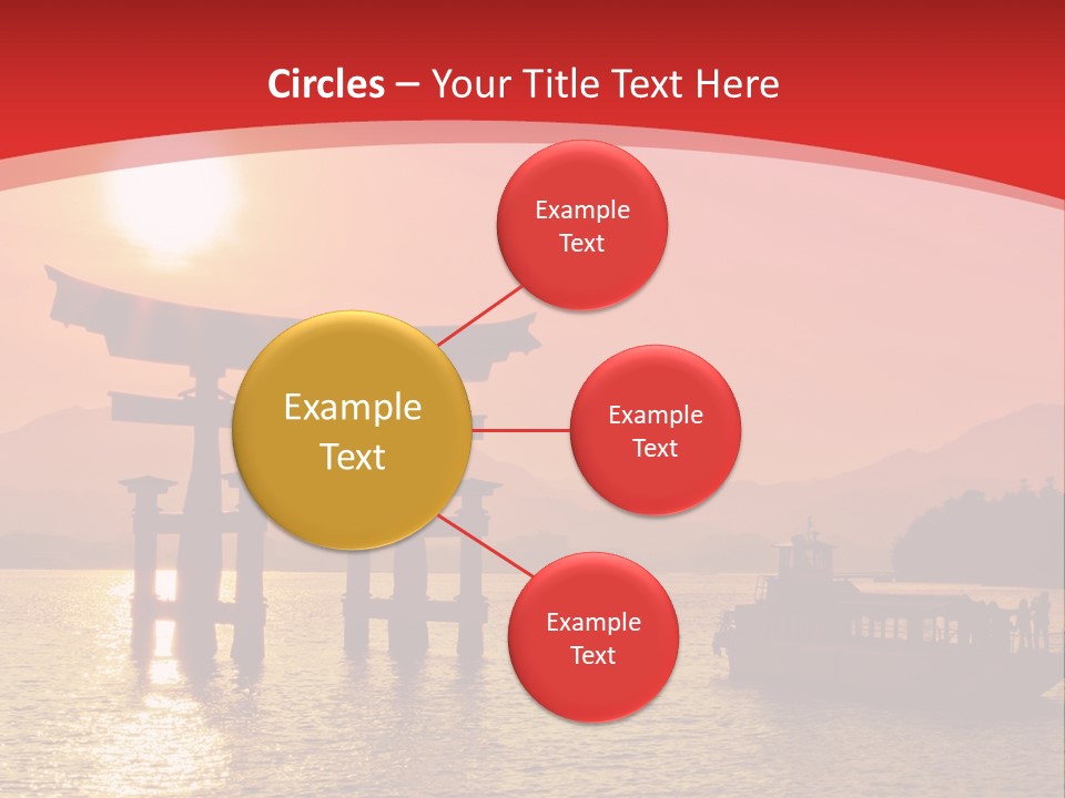 A Boat Floating On Top Of A Body Of Water PowerPoint Template