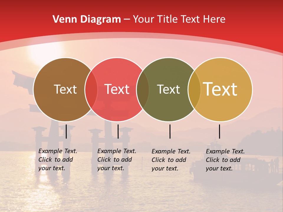 A Boat Floating On Top Of A Body Of Water PowerPoint Template