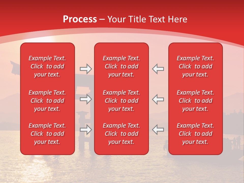 A Boat Floating On Top Of A Body Of Water PowerPoint Template