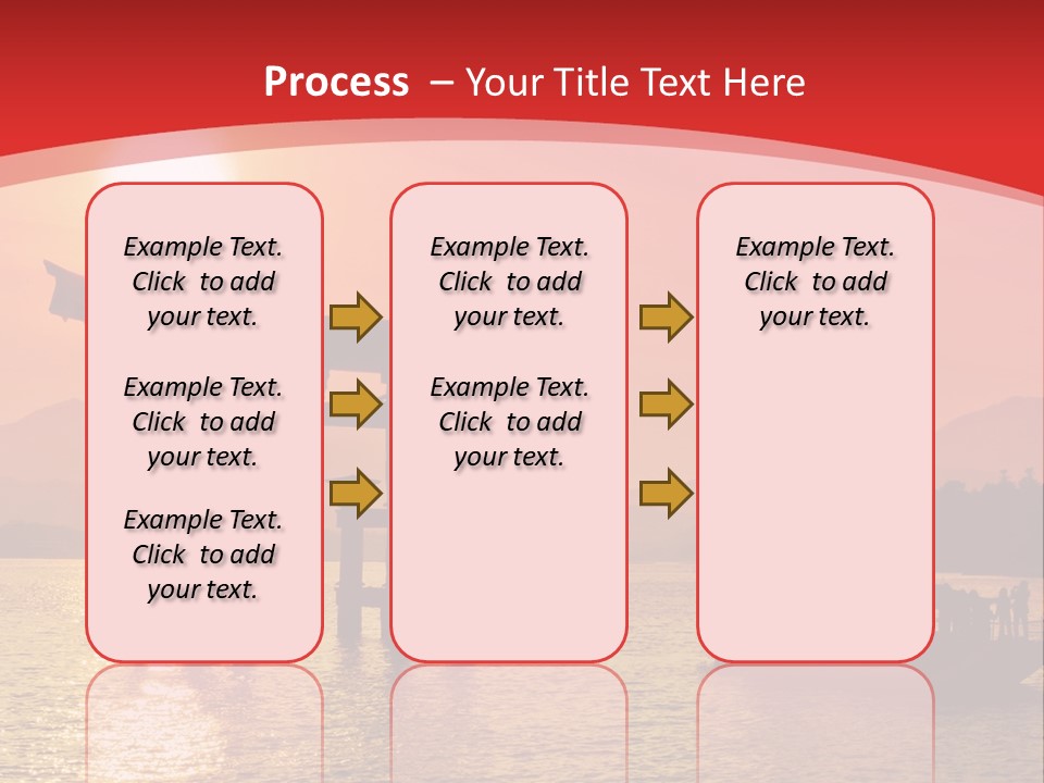 A Boat Floating On Top Of A Body Of Water PowerPoint Template