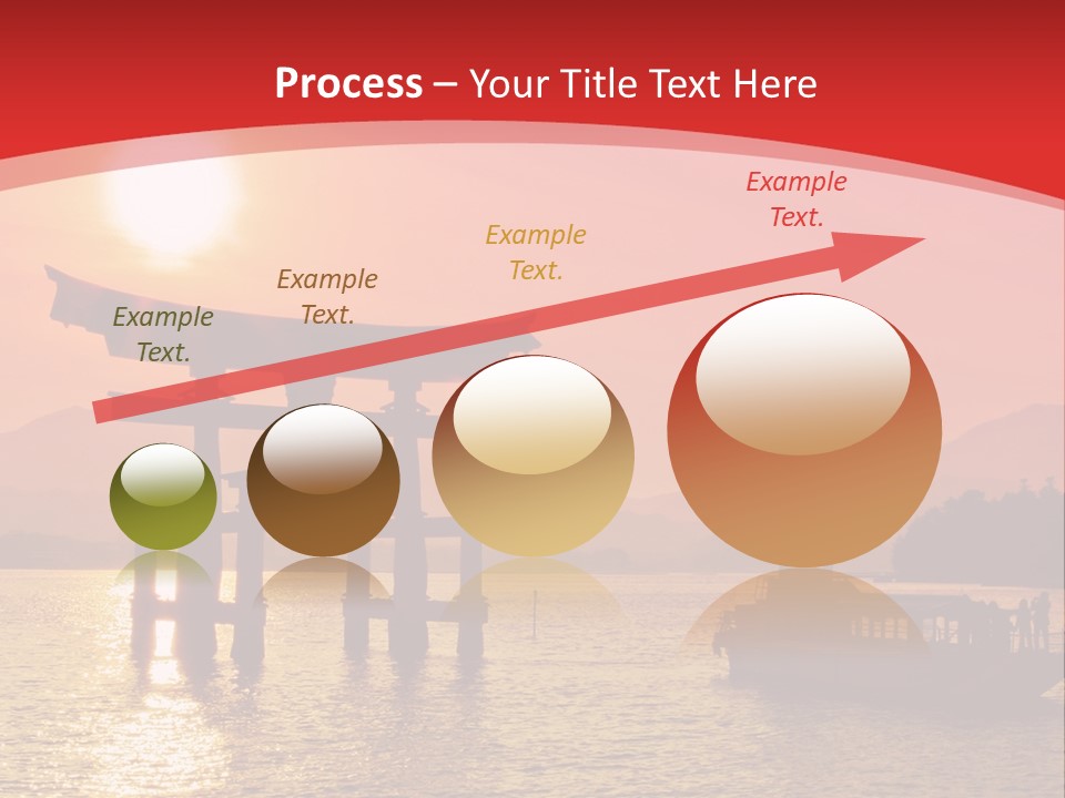 A Boat Floating On Top Of A Body Of Water PowerPoint Template