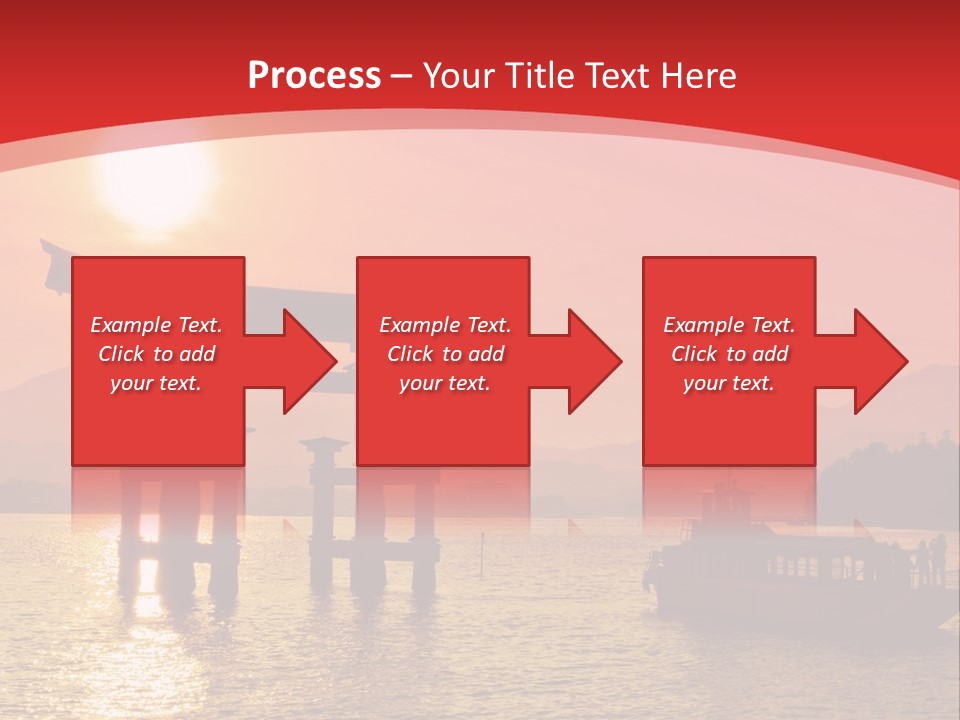 A Boat Floating On Top Of A Body Of Water PowerPoint Template