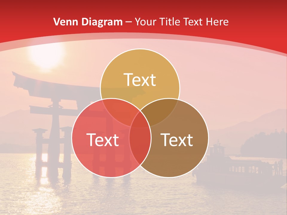 A Boat Floating On Top Of A Body Of Water PowerPoint Template