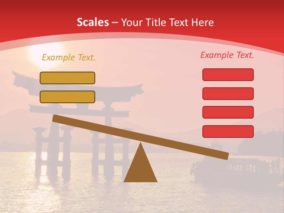 A Boat Floating On Top Of A Body Of Water PowerPoint Template