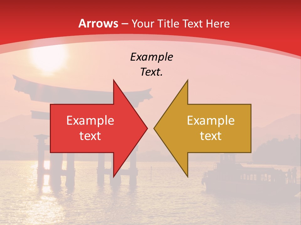 A Boat Floating On Top Of A Body Of Water PowerPoint Template