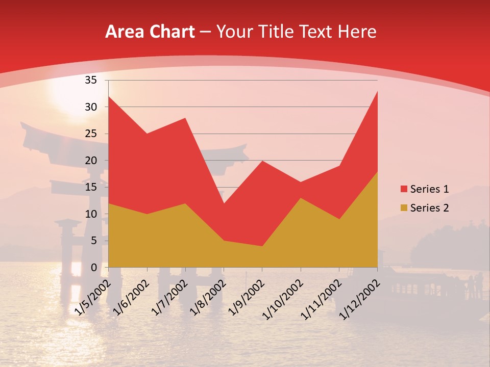 A Boat Floating On Top Of A Body Of Water PowerPoint Template