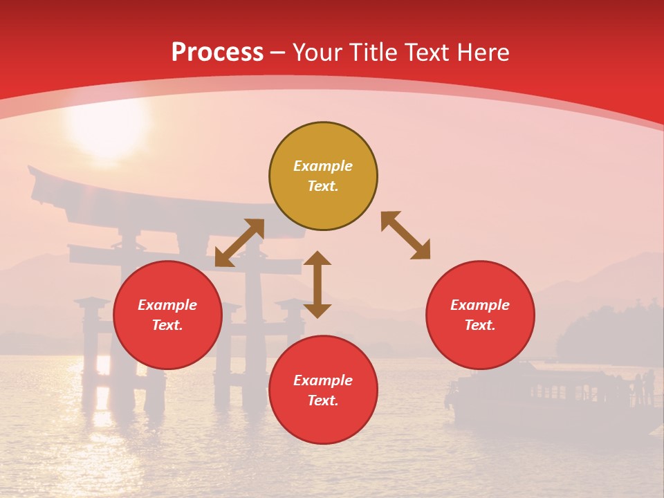 A Boat Floating On Top Of A Body Of Water PowerPoint Template